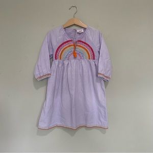 Cheeni Cotton Embroidered Empire Waist Dress 5